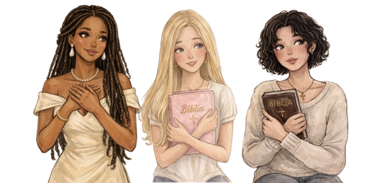 Três mulheres com Bíblia